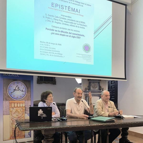 X Aniversario de la revista de la SEMA epistemai.es
